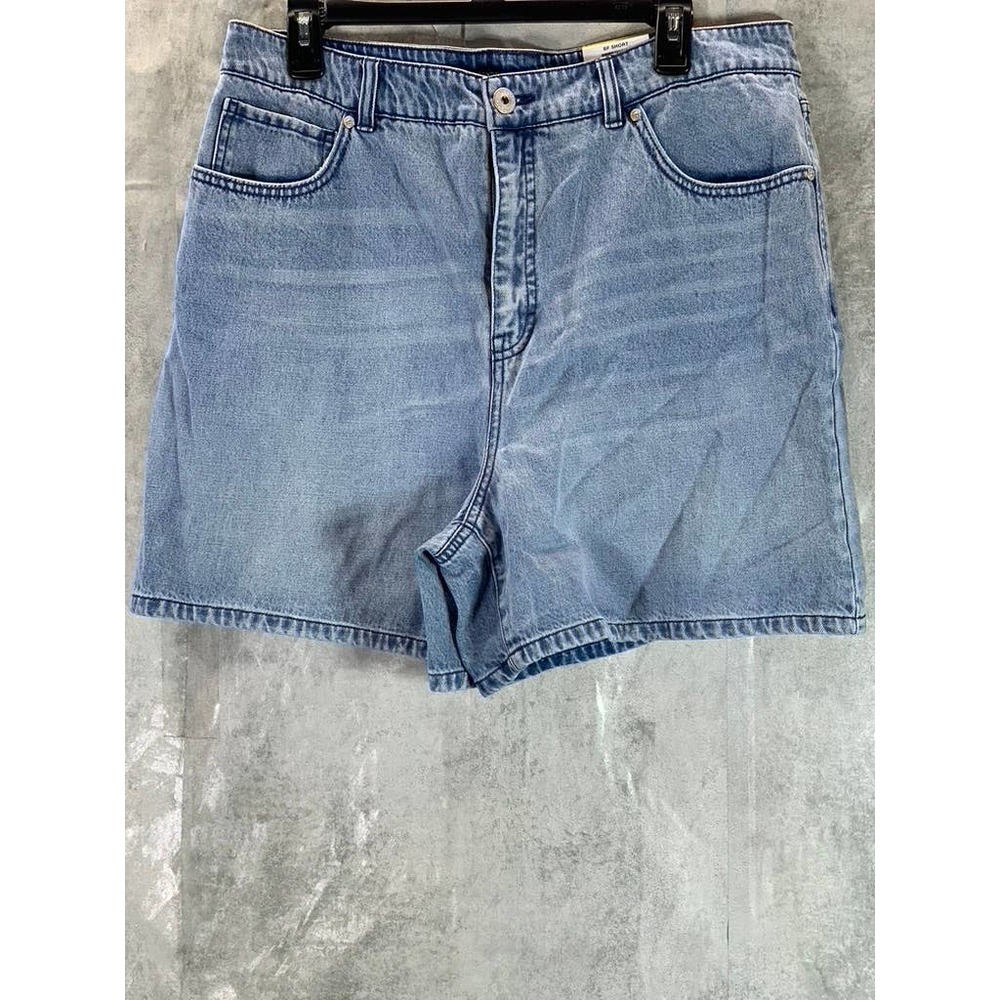 Style & Co Women's Blair High-Rise Short Boyfriend Denim Shorts SZ 14